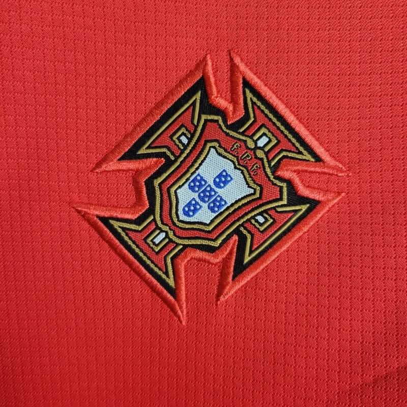 Portugal Eusébio 13 Kids Home Soccer Jersey Euro 2024