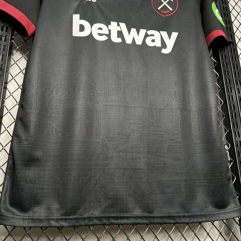 West Ham United Declan Rice 41 Away Soccer Jersey 2024/25