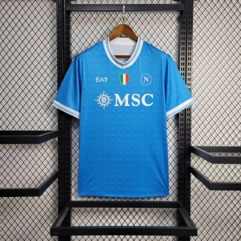 Naples Kevin De Bruyne 11 Home Soccer Jersey 2025-2026