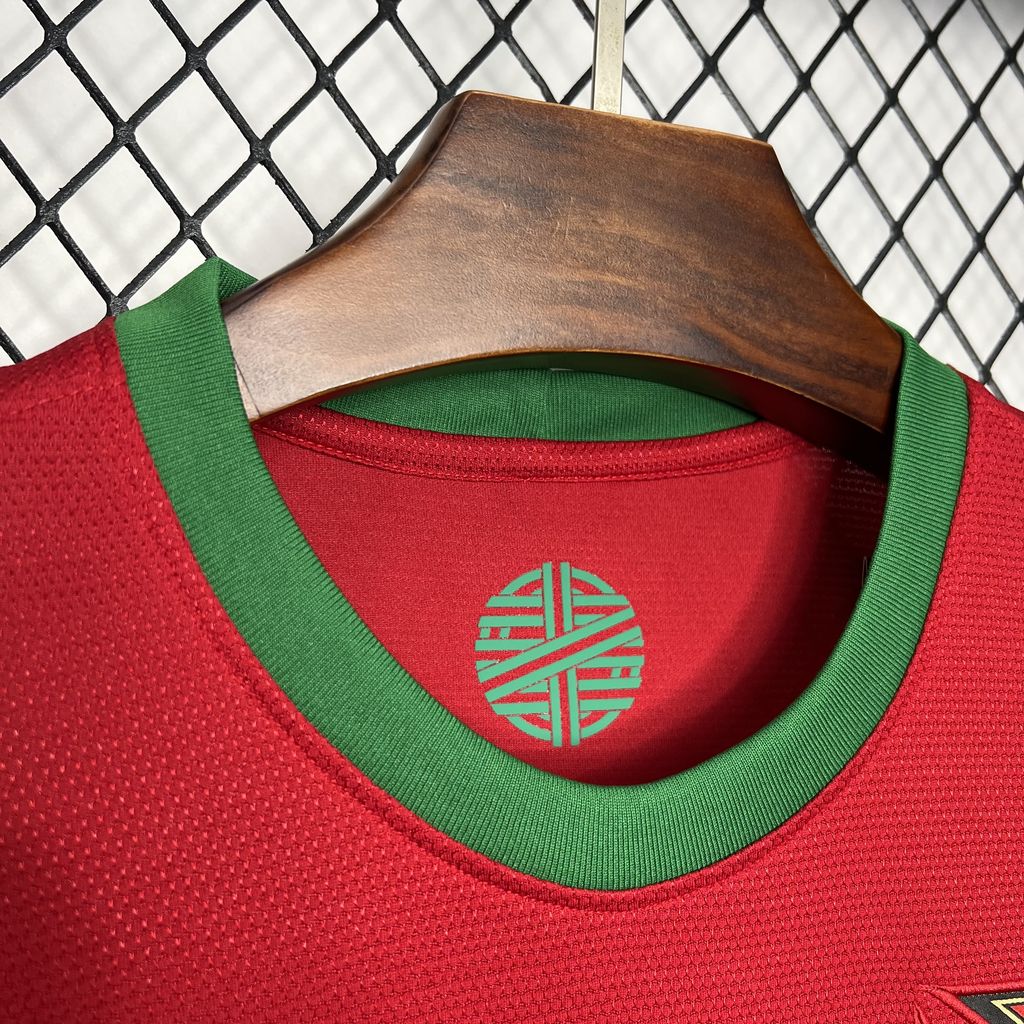 Portugal Retro Home Soccer Jersey UEFA Euro 2012