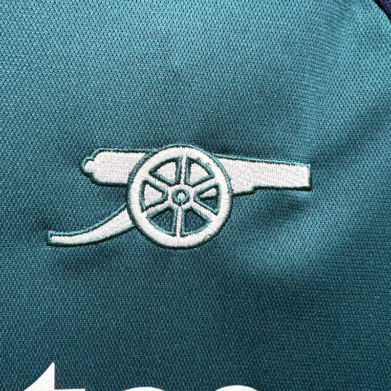 Arsenal Declan Rice 41 Long Sleeve Third Soccer Jersey 2023/24