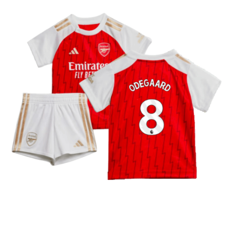 Arsenal Martin Odegaard 8 Kids Home Soccer Jersey 2023/24