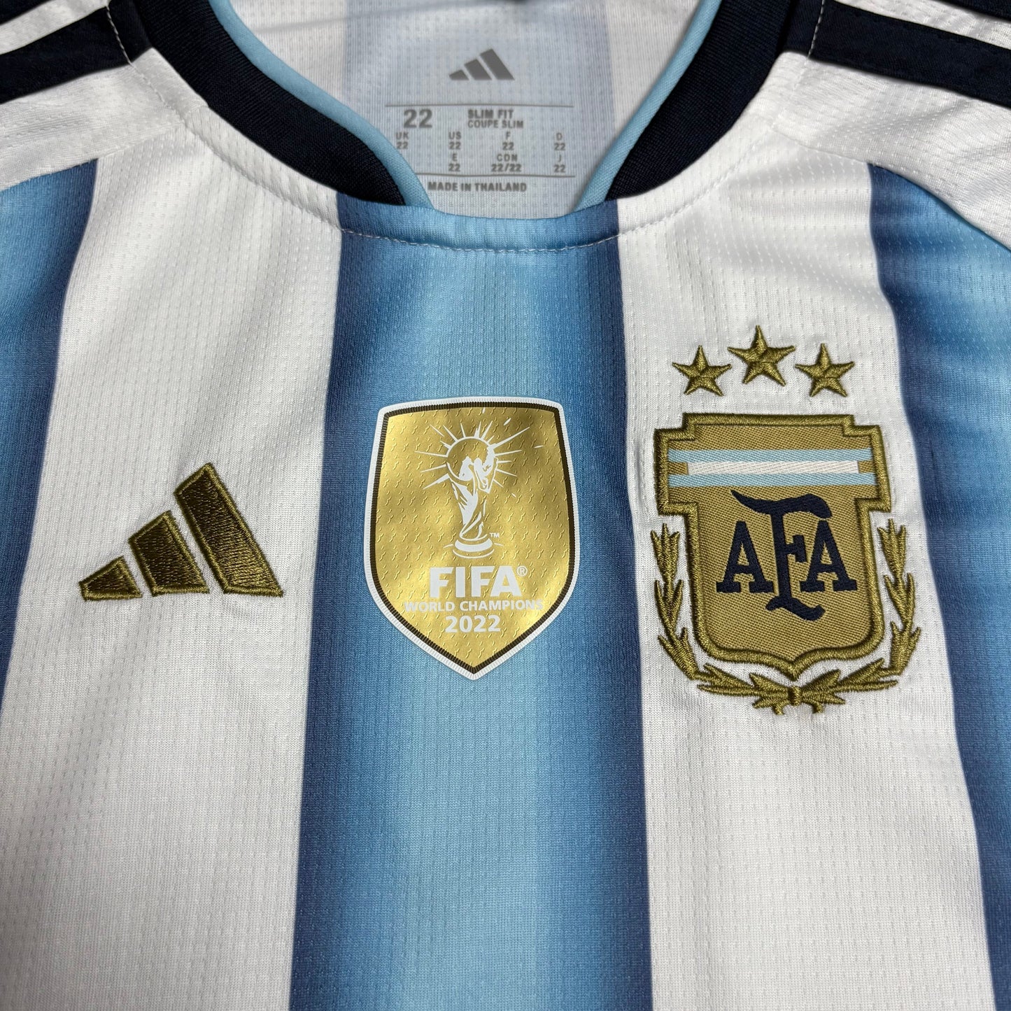 Argentina Kids Long Sleeve Home Soccer Jersey World Cup 2026