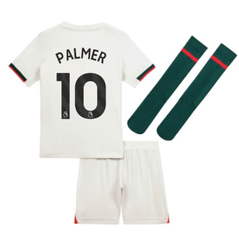 Chelsea Cole Palmer 10 Kids Away Soccer Jersey 2025-2026