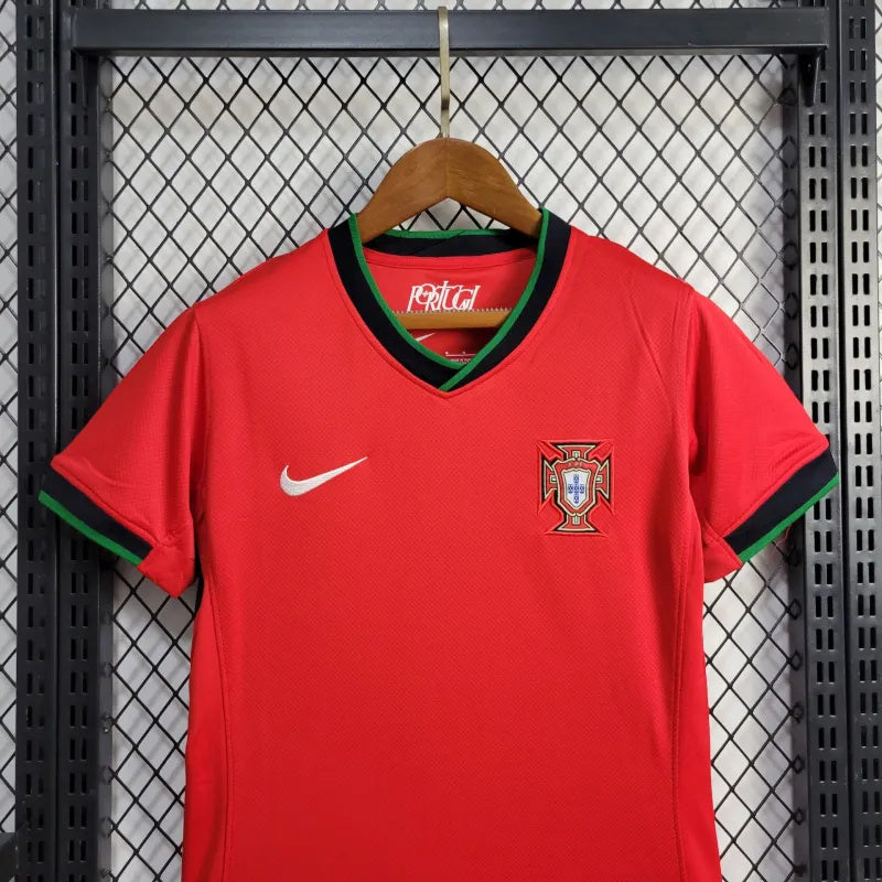 Women's Portugal Bernardo Silva 10 Home Soccer Jersey Euro 2024