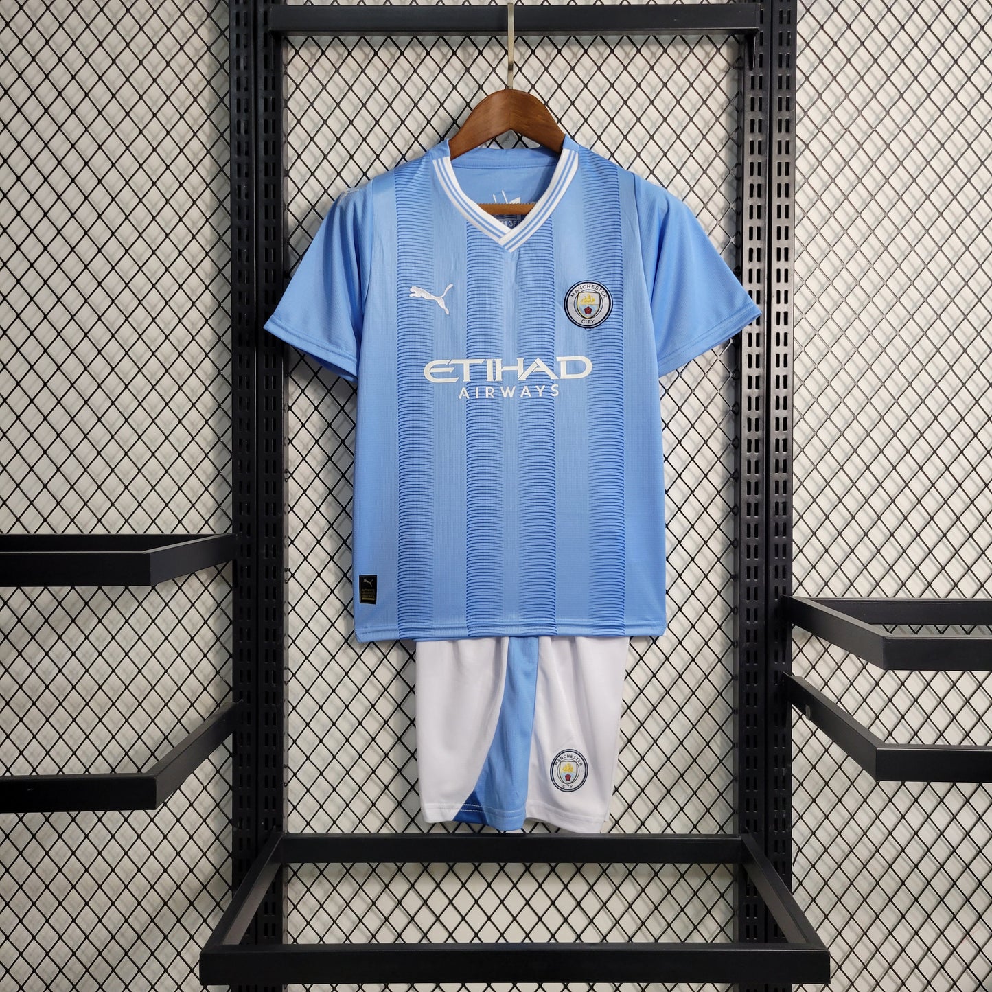 Man City Julián Álvarez 19 Kids Home Soccer Jersey 2023/24