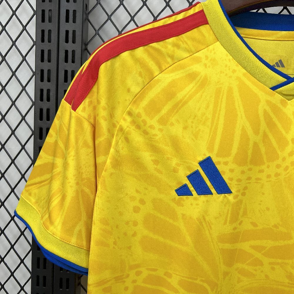 Colombia Carlos Valderrama 10 Home Soccer Jersey World Cup 2026