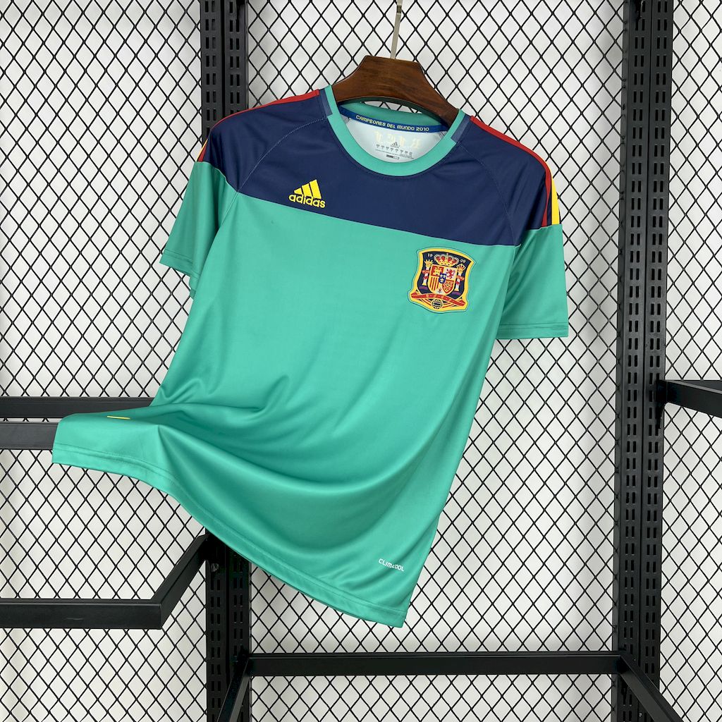 Spain Retro Goalkeeper Soccer Jersey World Cup 2010