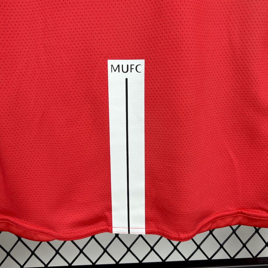 Manchester United Cristiano Ronaldo 7 Retro Long Sleeve Home Soccer Jersey 2007-2008