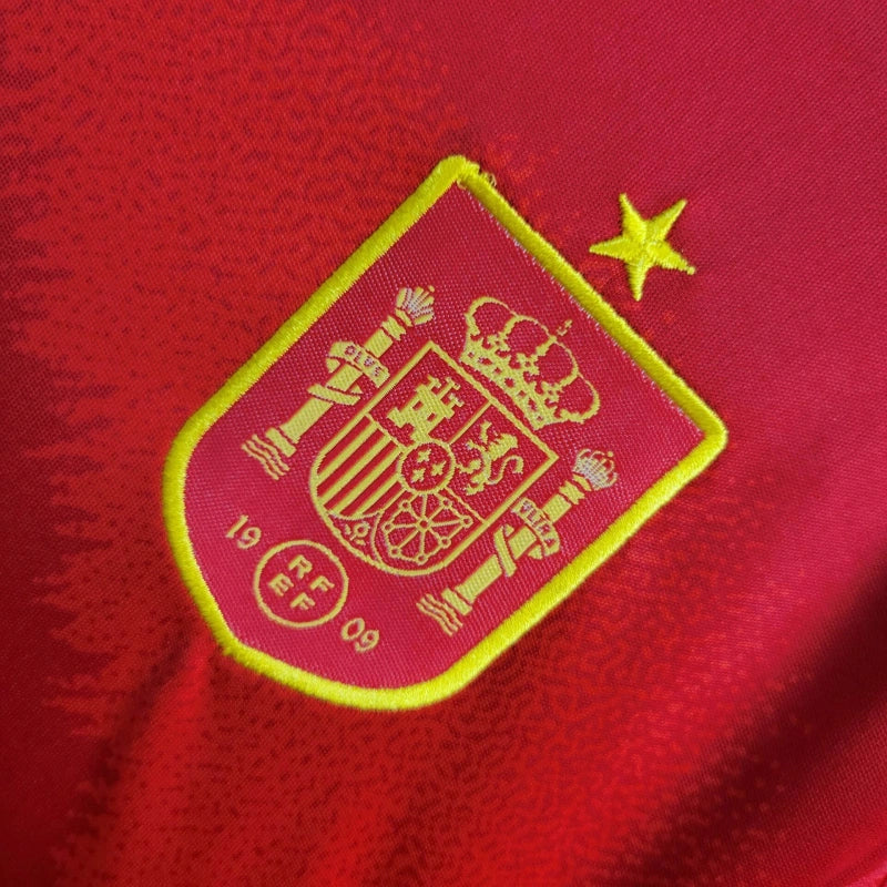 Spain Gavi 9 Kids Home Soccer Jersey Euro 2024
