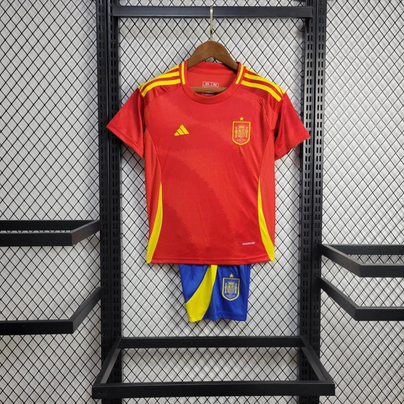 Spain Nico Williams 10 Kids Home Soccer Jersey Euro 2024