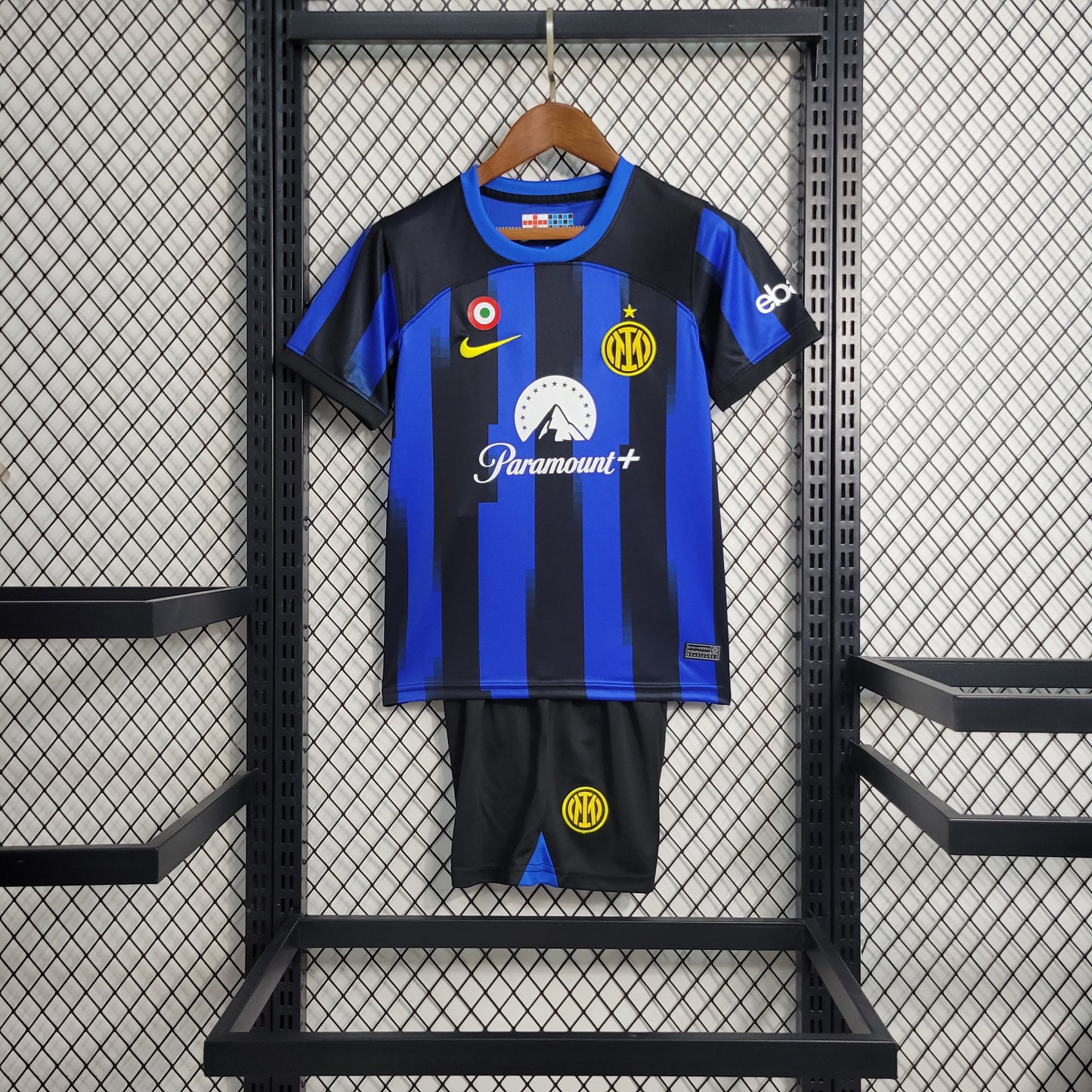 Inter Milan Lautaro Martinez 10 Kids Home Soccer Jersey 2023/24