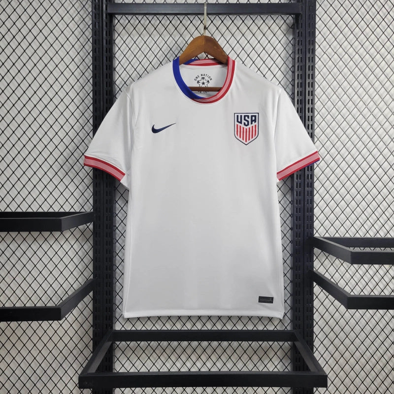 USA Brenden Aaronson 11 Home Soccer Jersey 2024/25
