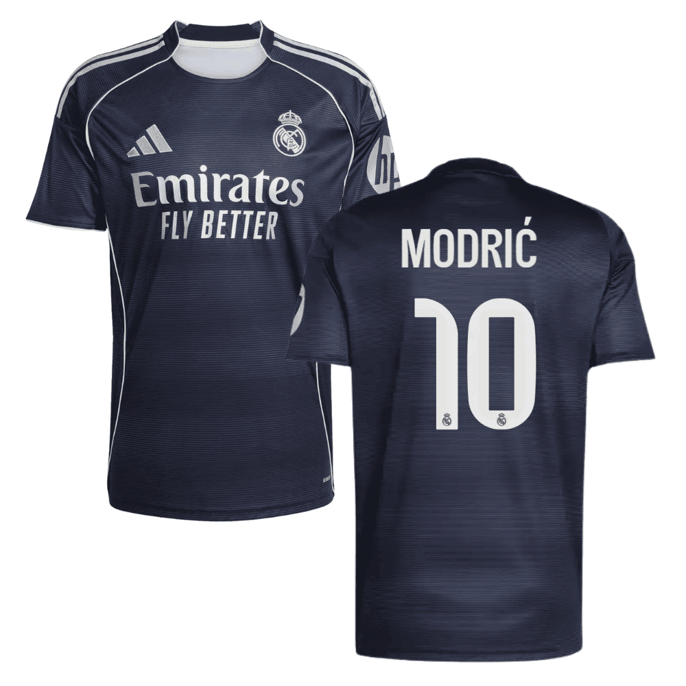 Real Madrid Luka Modrić 10 Away Soccer Jersey 2025-2026