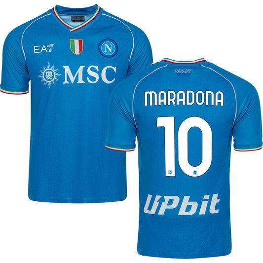 Napoli Diego Maradona 10 Home Soccer Jersey 2023/24