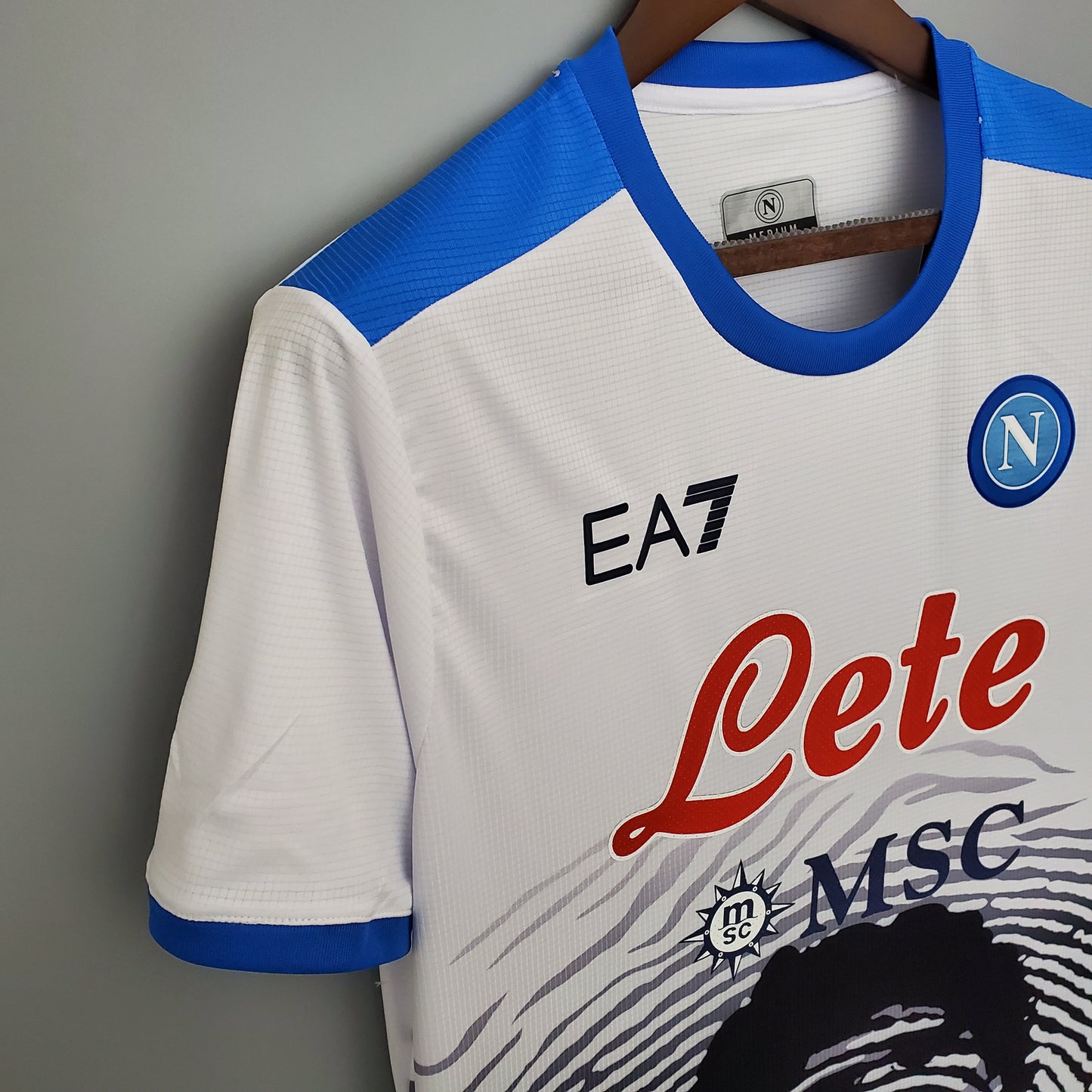 Napoli Maradona Special Edition Soccer Jersey - White ( Customized Your Name )