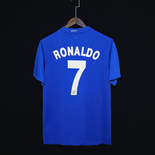 Manchester United Cristiano Ronaldo 7 Retro Away Soccer Jersey 2007-2008