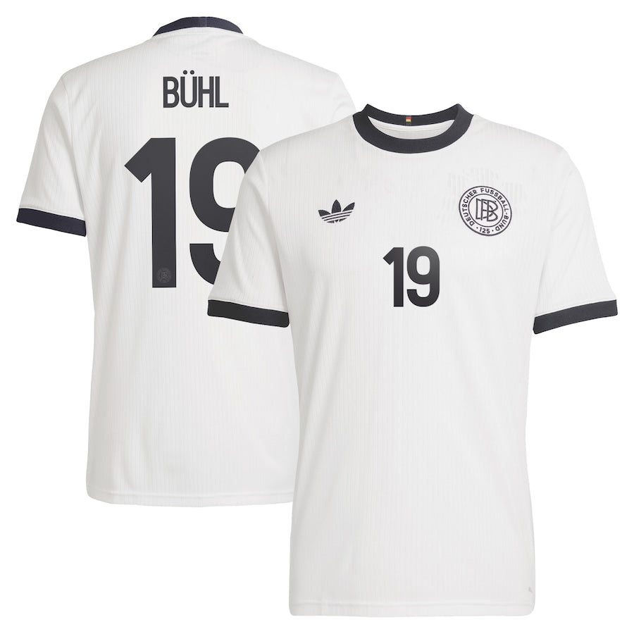 Germany Klara Bühl 19 Home Soccer Jersey UEFA Euro 2025