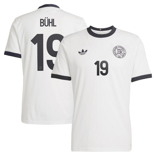 Germany Klara Bühl 19 Home Soccer Jersey UEFA Euro 2025