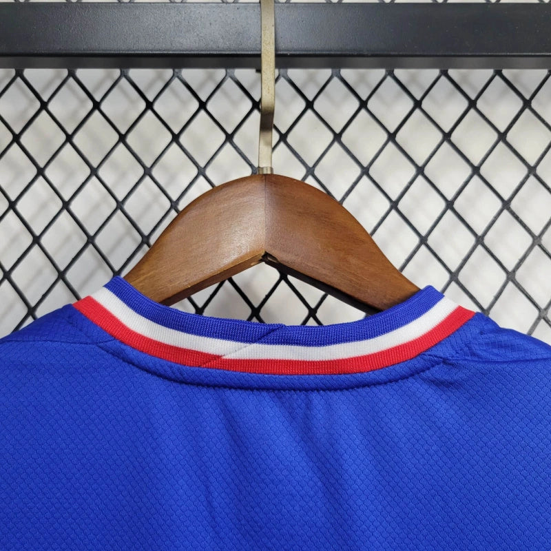 Women's France Kylian Mbappé 10 Home Soccer Jersey Euro 2024