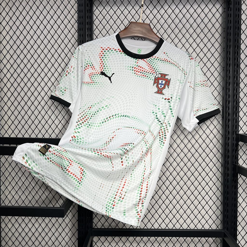 Portugal Nuno Mendes 19 Away Soccer Jersey 2025/26