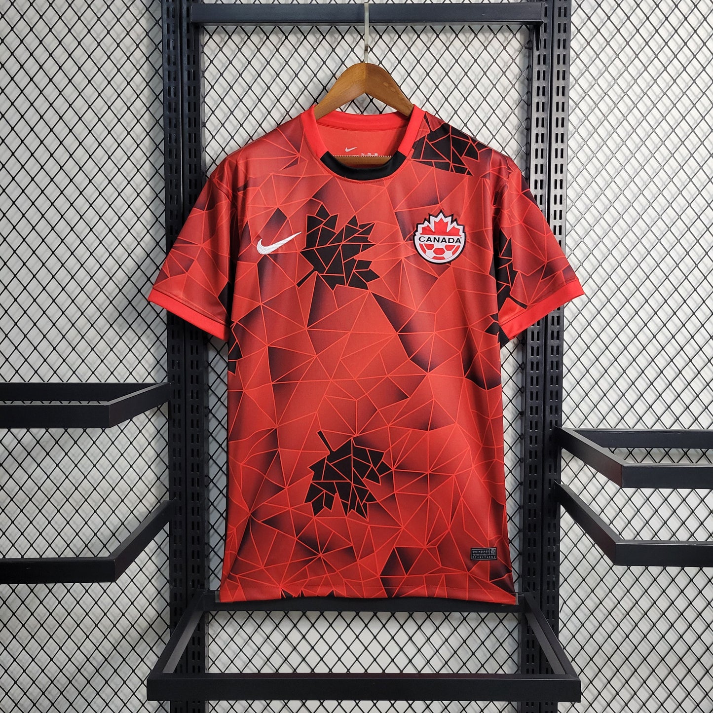 Canada Cyle Larin 17 Home Soccer Jersey World Cup 2023