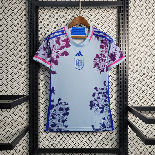 Spain Women's Away Soccer Jersey Women's-World Cup 2023