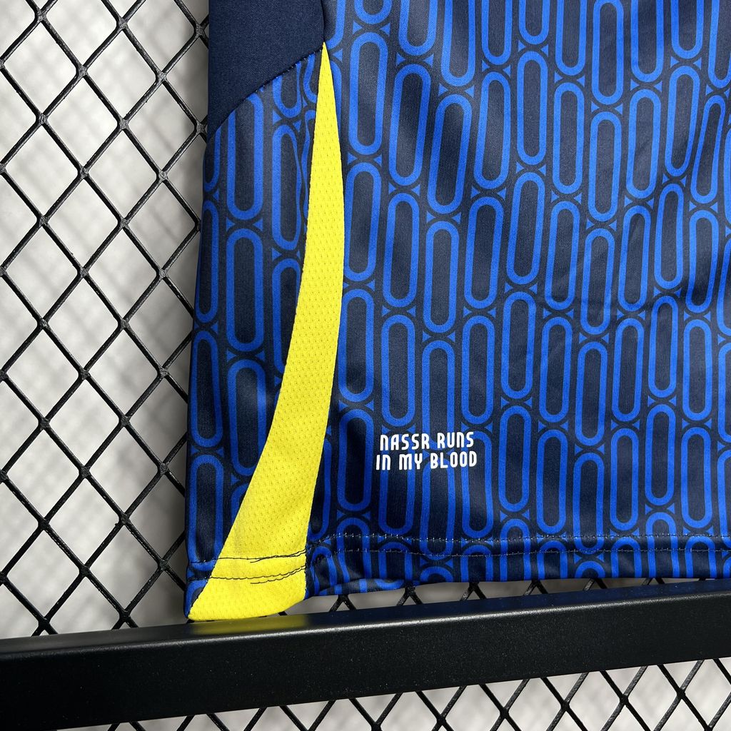 Al Nassr Cristiano Ronaldo 7 Kids Away Soccer Jersey 2024/25