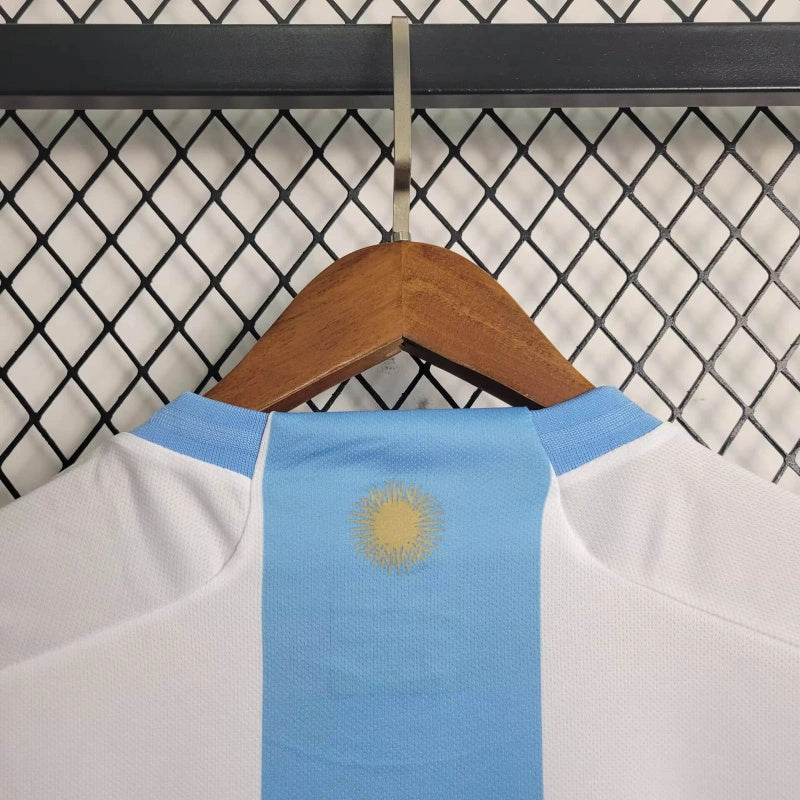 Argentina Enzo Fernandez 24 Home Soccer Jersey 2024/25
