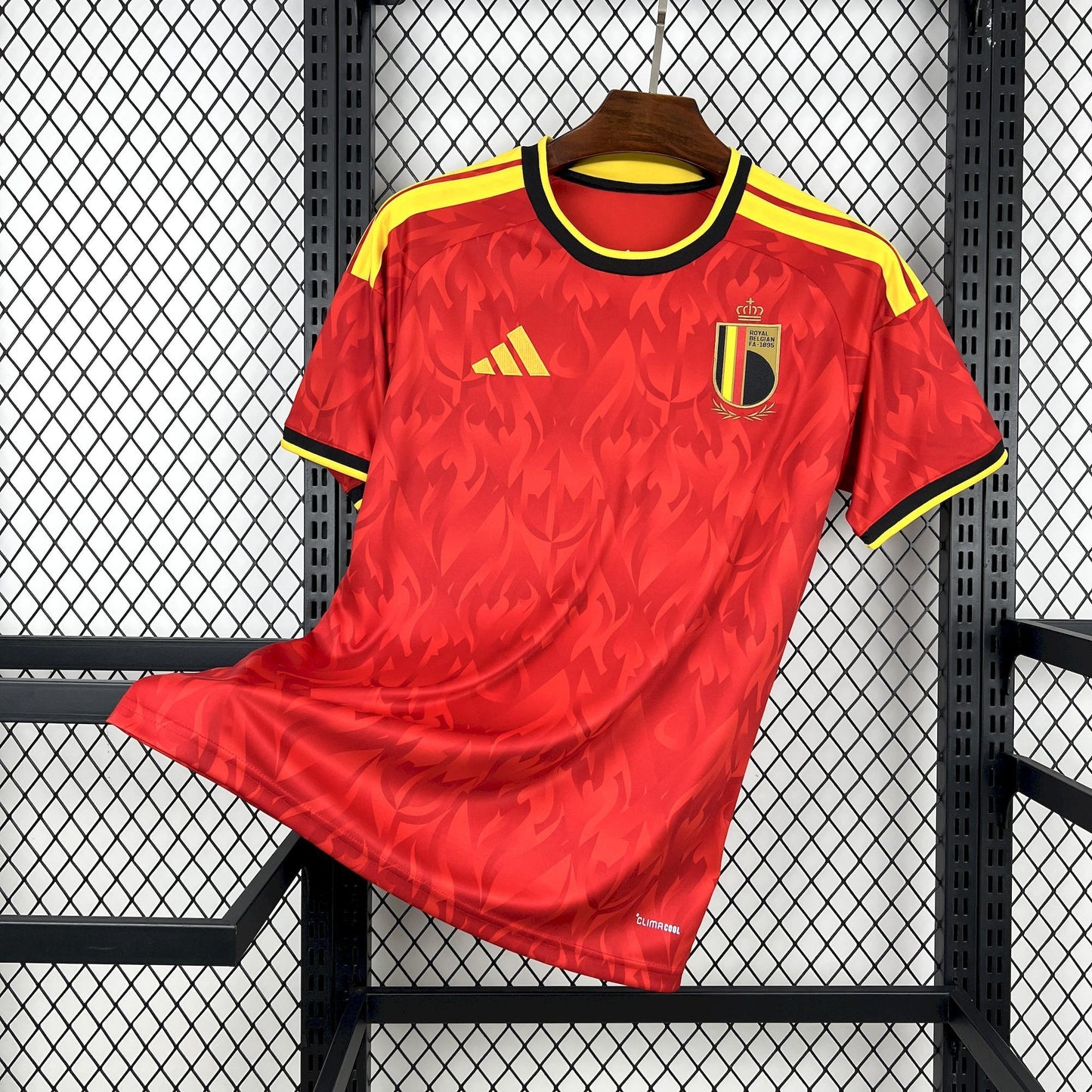 Belgium Lois Openda 9 Home Soccer Jersey World Cup 2026