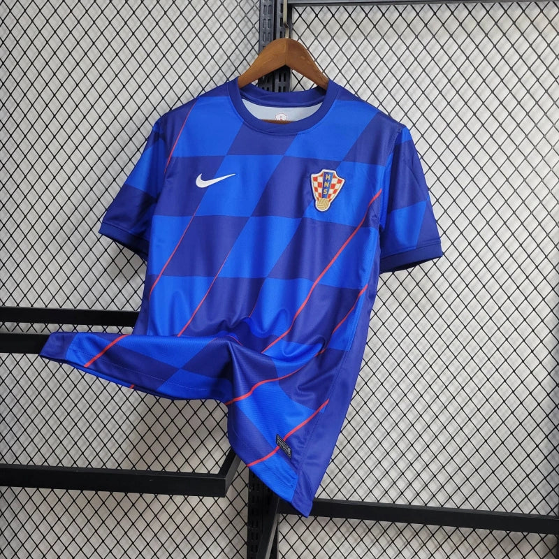 Croatia Borna Sosa 19 Away Soccer Jersey Euro 2024
