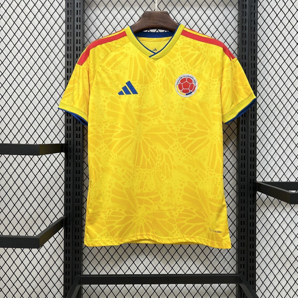 Colombia Davinson Sánchez 23 Home Soccer Jersey World Cup 2026