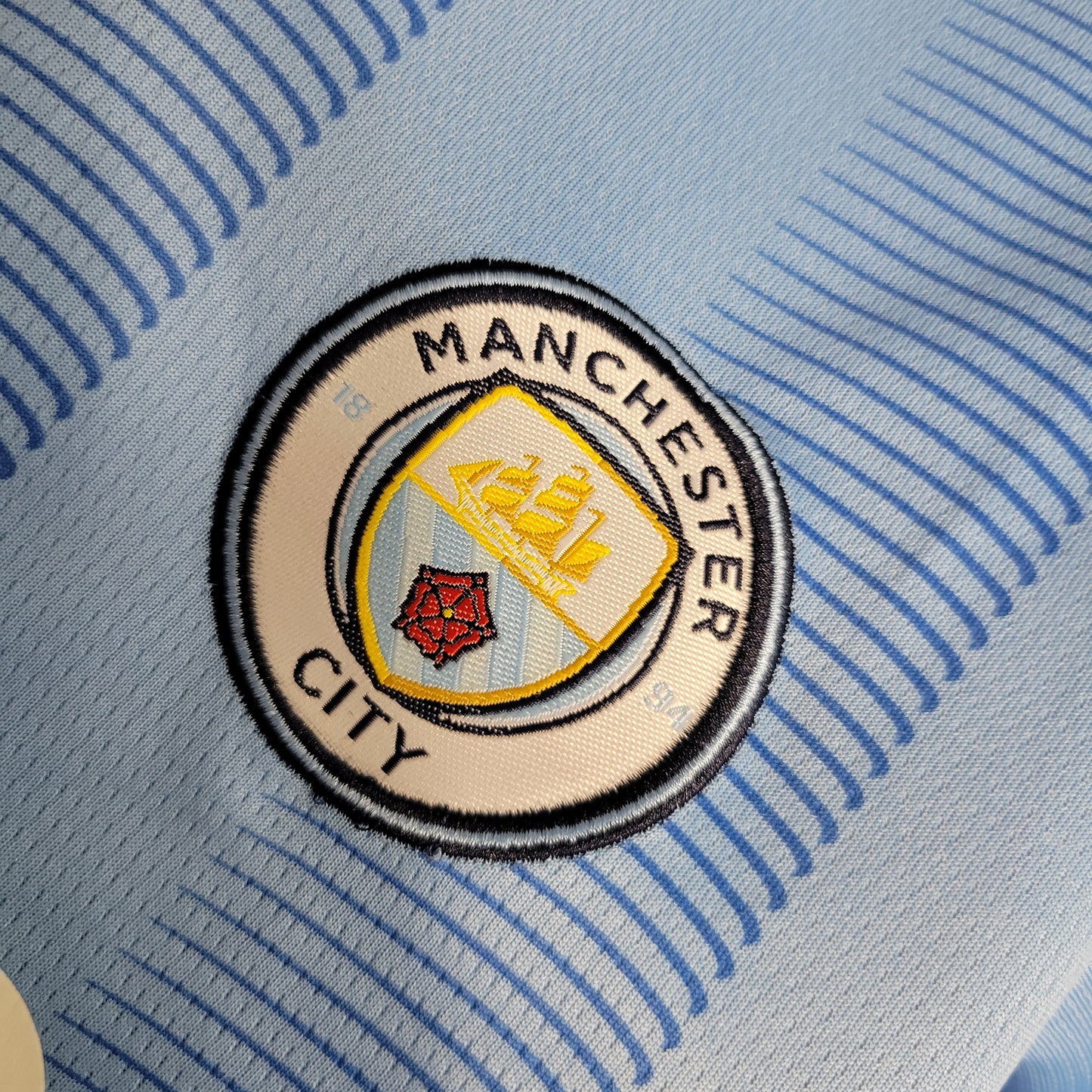 Man City Erling Haaland 9 Kids Home Soccer Jersey 2023/24