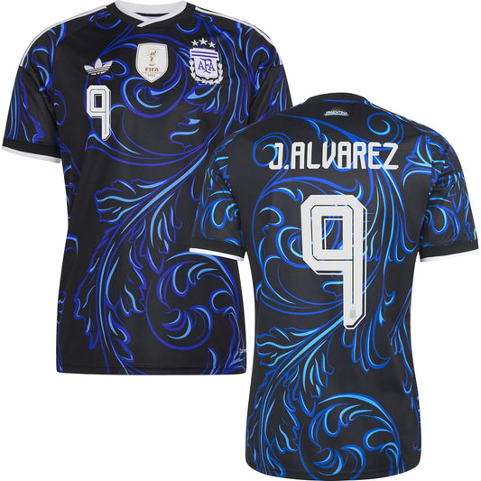 Argentina Julián Álvarez 9 Away Soccer Jersey World Cup 2026