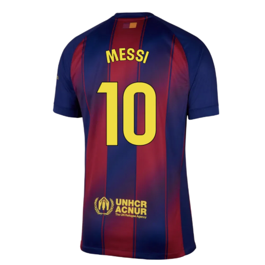 FC Barcelona Lionel Messi 10 Home Soccer Jersey 2025-2026