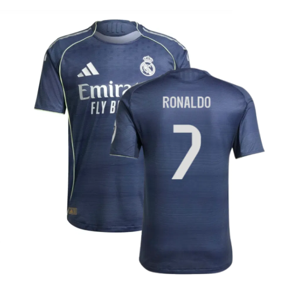 Real Madrid Cristiano Ronaldo 7 Away Soccer Jersey 2025-2026