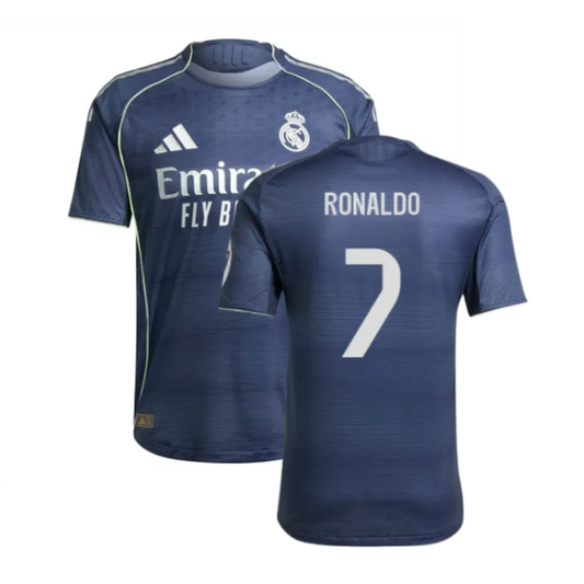 Real Madrid Cristiano Ronaldo 7 Away Soccer Jersey 2025-2026
