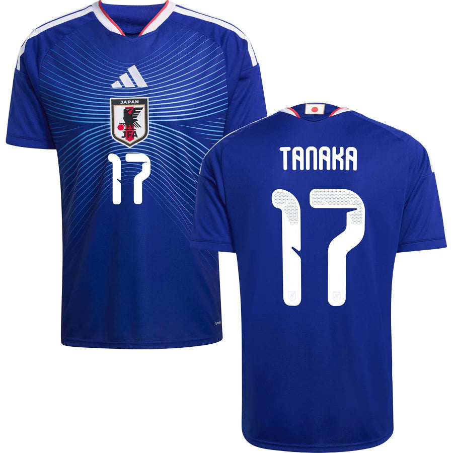 Japan Ao Tanaka 17 Home Soccer Jersey World Cup 2026