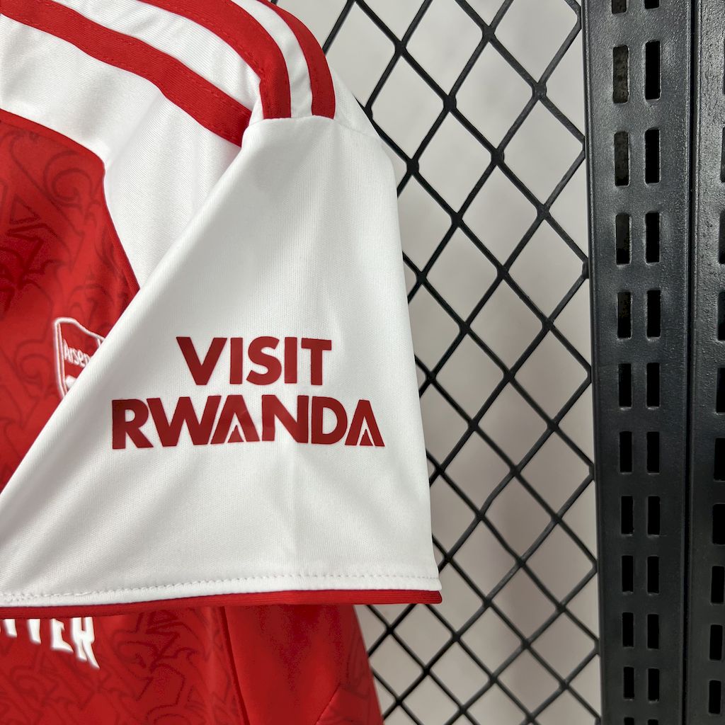 Arsenal Martin Ødegaard 8 Kids Home Soccer Jersey 2025-2026