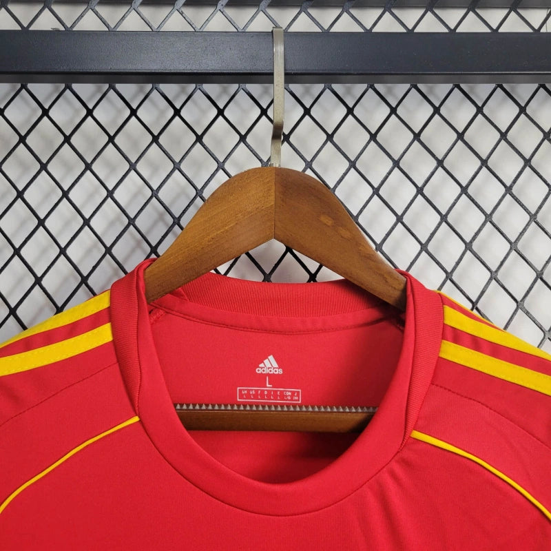 Spain Fernando Torres 9 Retro Home Soccer Jersey World Cup 2010