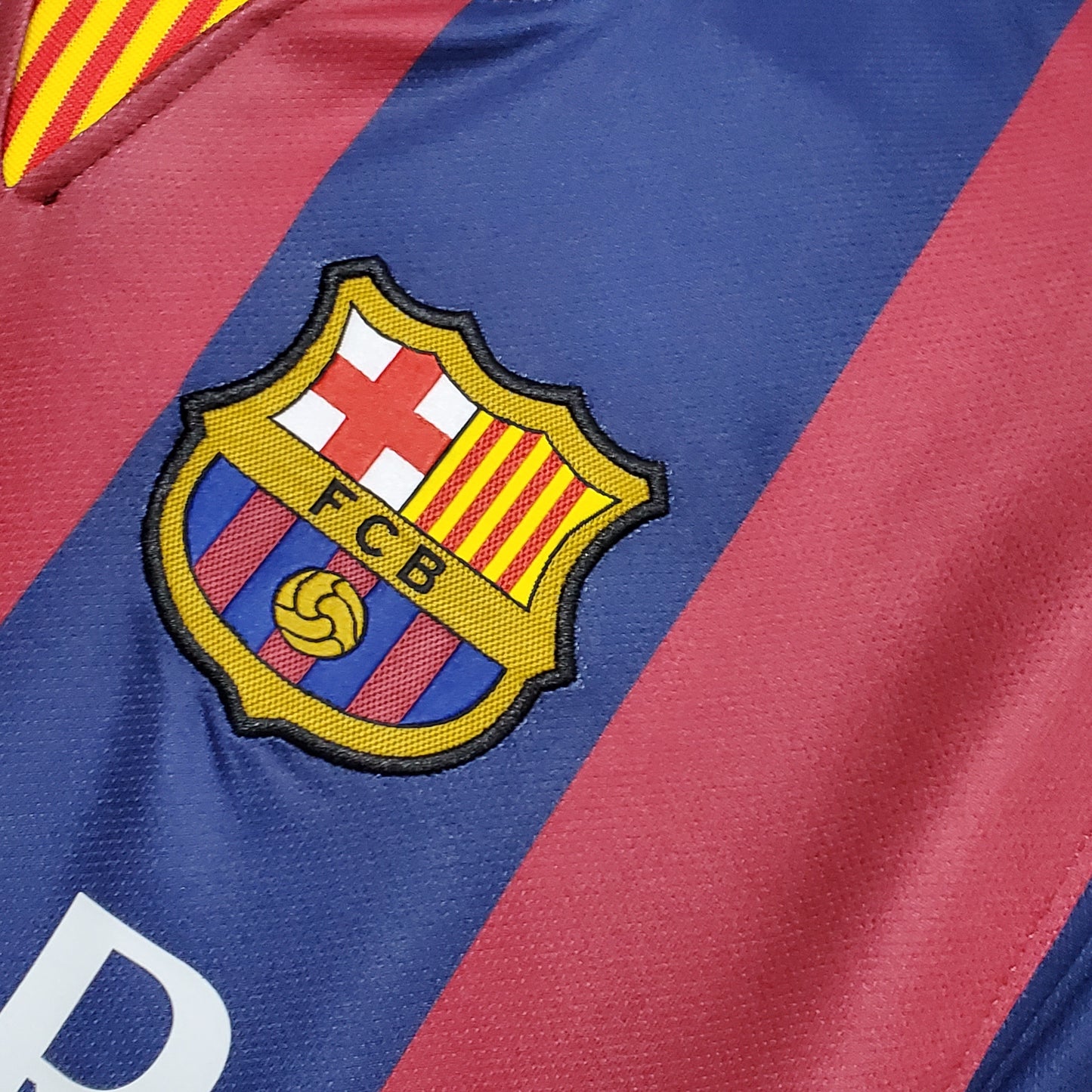 FC Barcelona Lionel Messi 10 Retro Home Soccer Jersey 2014-2015