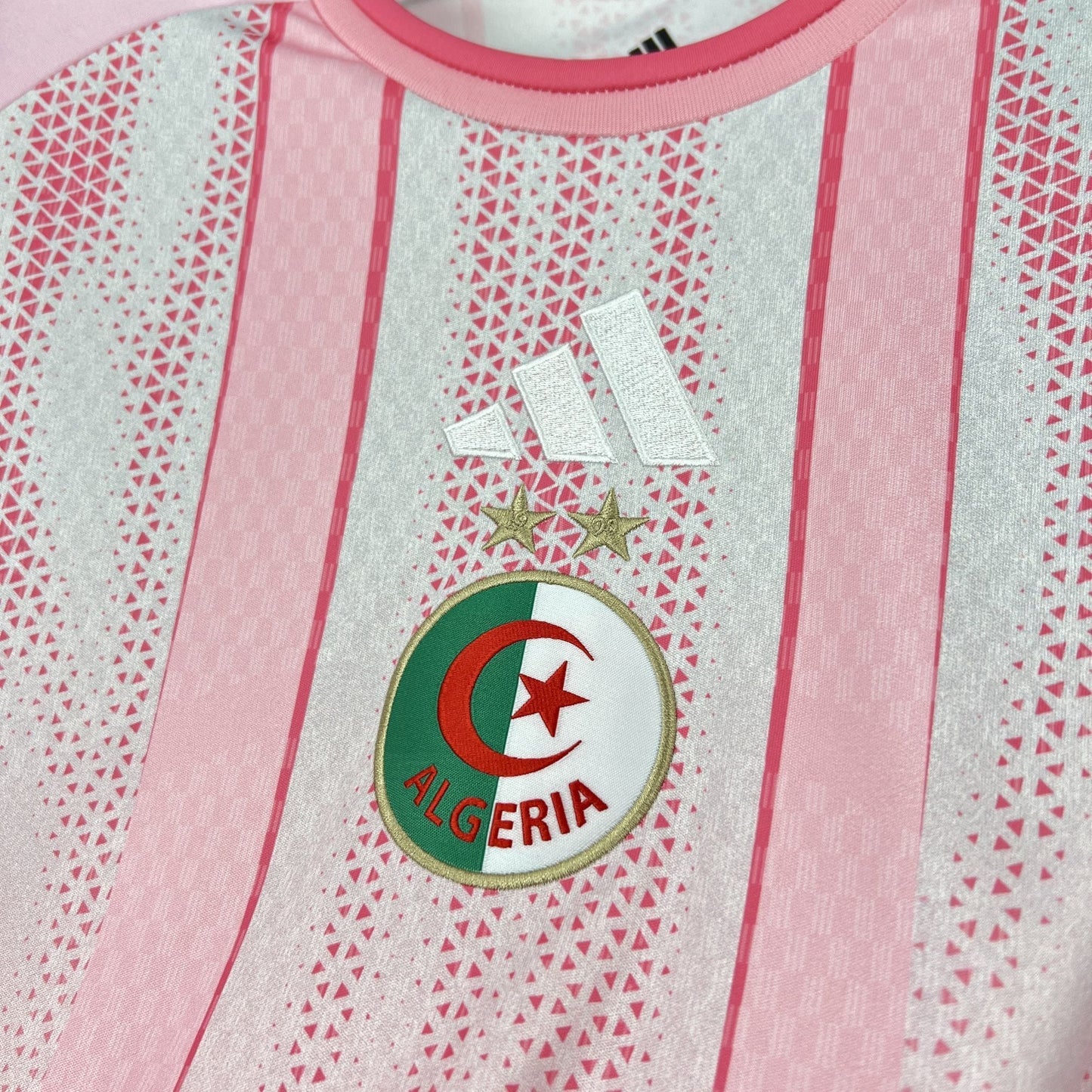 Algeria Pre-Match Soccer Jersey World Cup 2026 - Pink