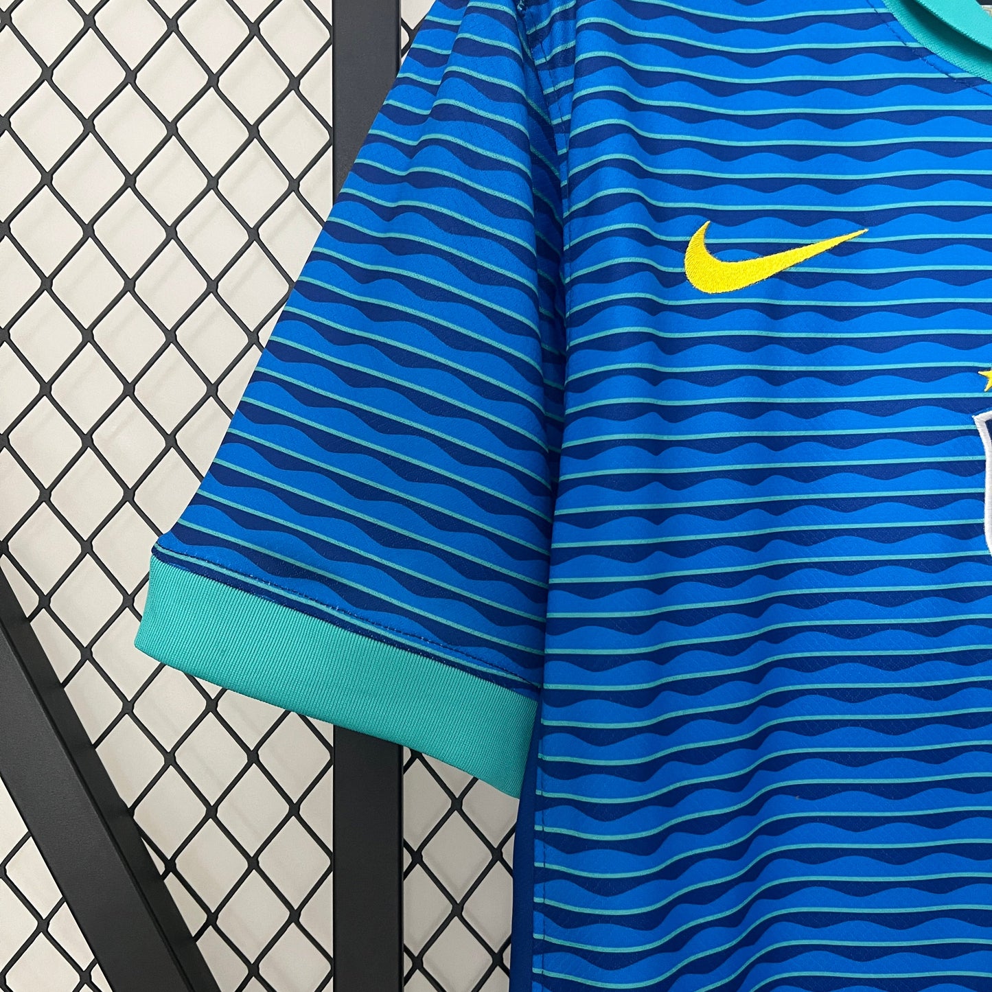 Brazil Rodrygo 10 Away Soccer Jersey 2024/25
