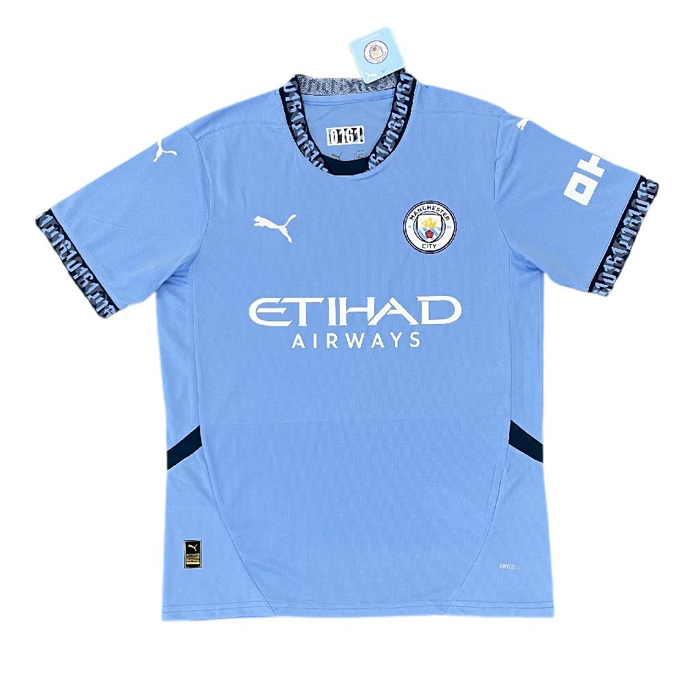 Manchester City Julián Álvarez 19 Home Soccer Jersey 2024/25