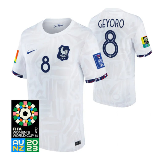 France Grace Geyoro 8 Men's Away Soccer Jersey World Cup 2023