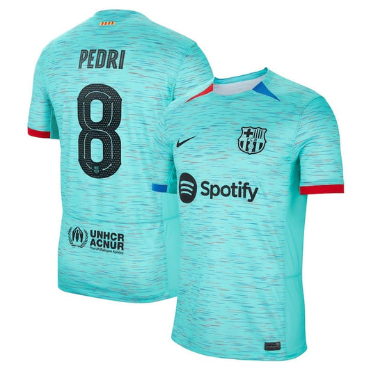 FC Barcelona Pedri 8 Third Soccer Jersey 2023/24