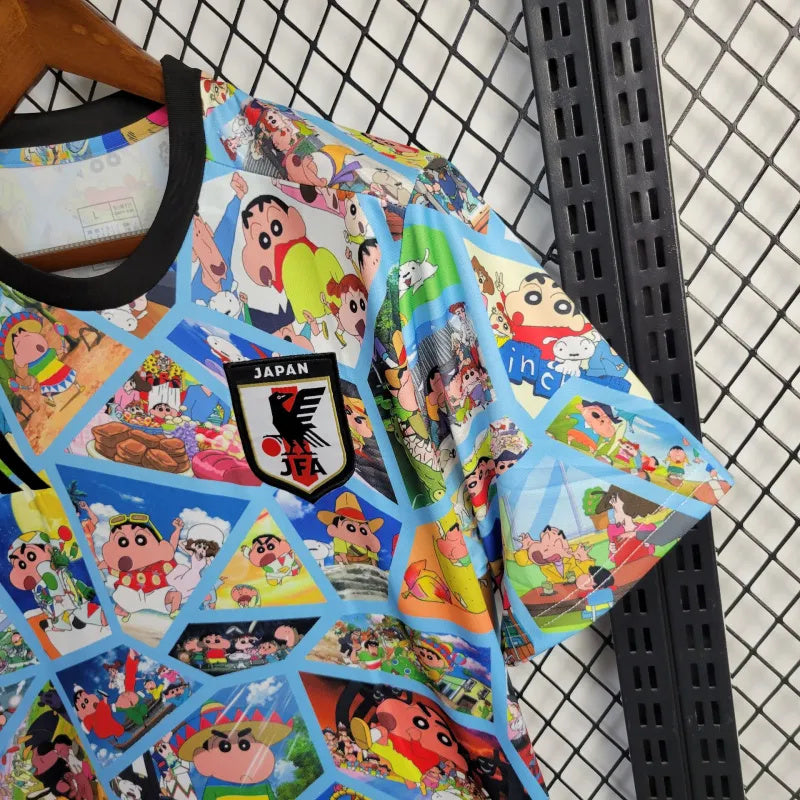 Japan X Crayon Shin-chan Limited Edition Soccer Jersey 2024/25