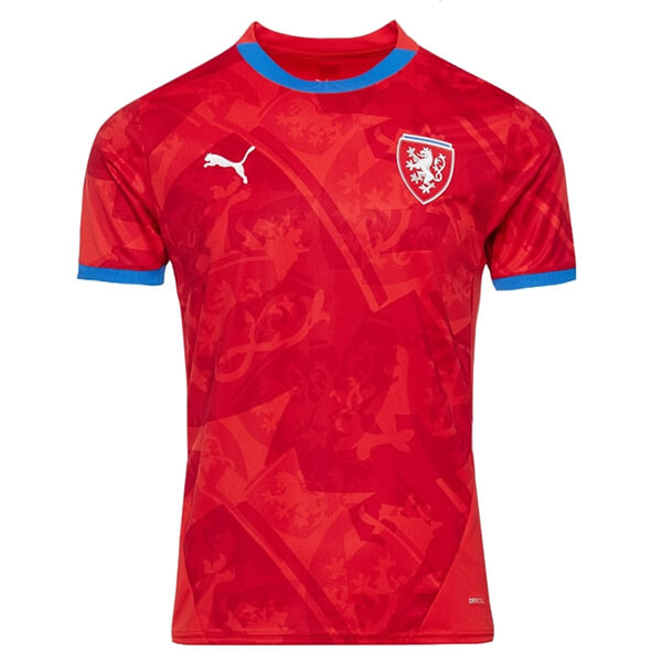 Czech Republic Home Soccer Jersey UEFA Euro 2024