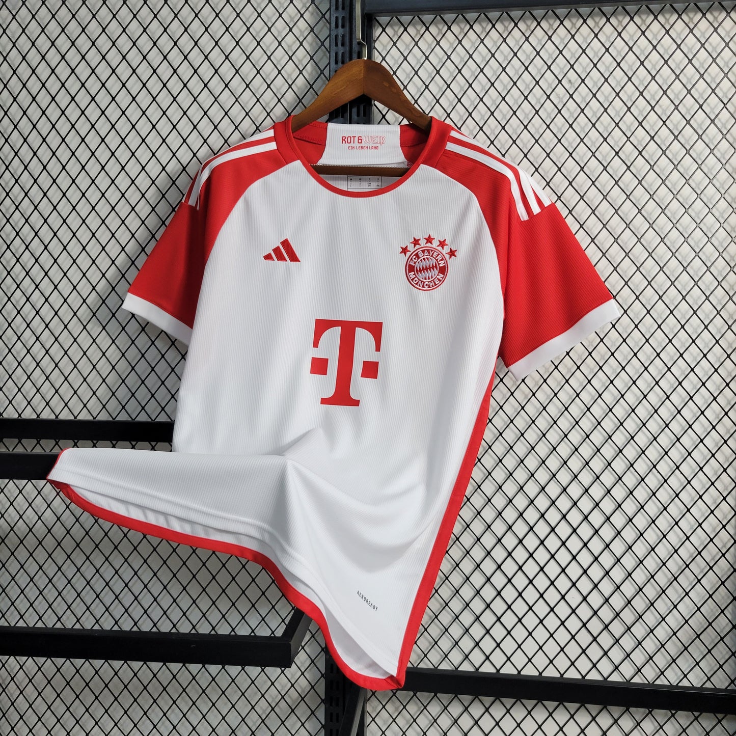 Bayern Munich Jamal Musiala 42 Home Soccer Jersey 2023/24