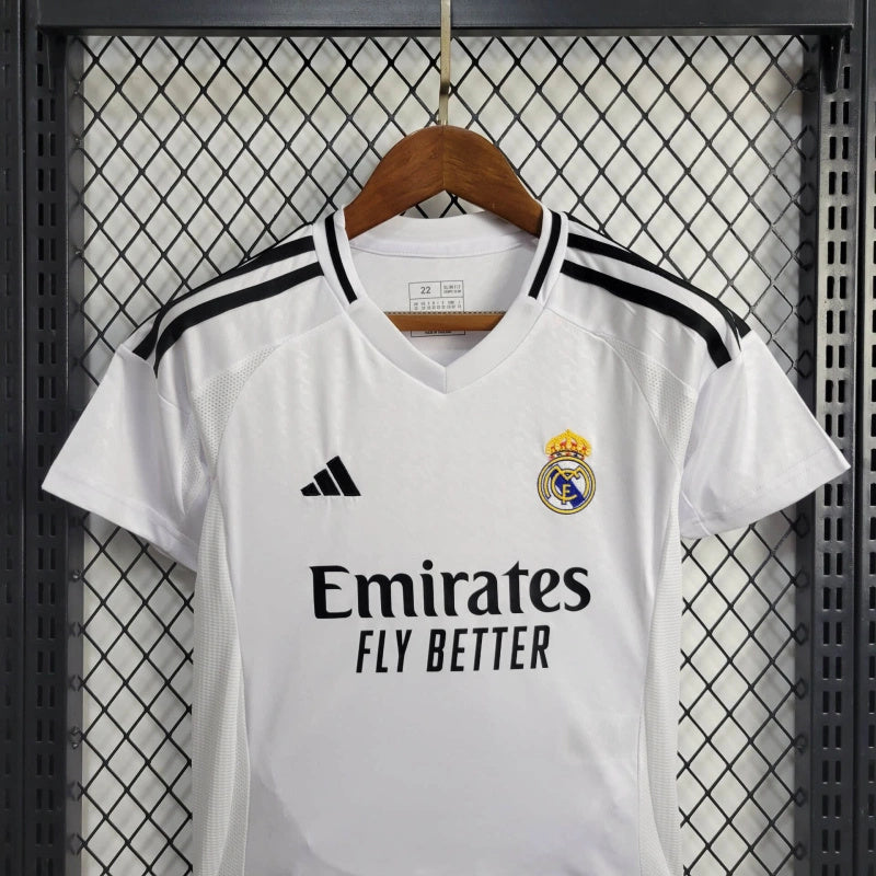 Real Madrid Jude Bellingham 5 Home Kids Soccer Jersey 2024/25